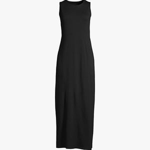 NWOT Petite Lands’ End Sleeveless Cover-Up Maxi Dress with Pockets M (8-10)